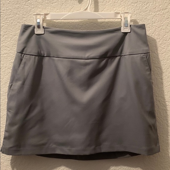 Adidas Gray Mini A-Line Skirt for Athletic Wear - Picture 6 of 11